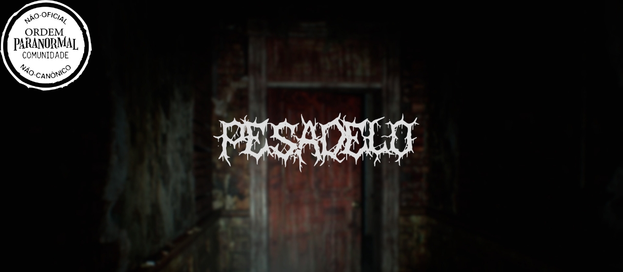 Banner da mesa de RPG: Pesadelo