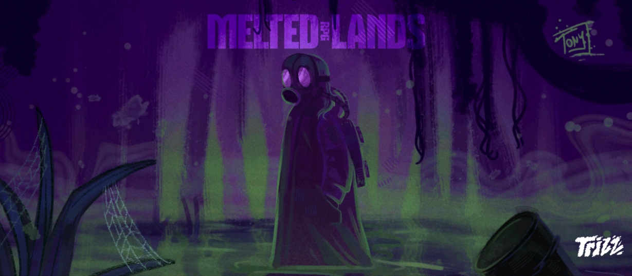 Banner da mesa de RPG: Melted Lands™: Não Toquem nas Raízes.