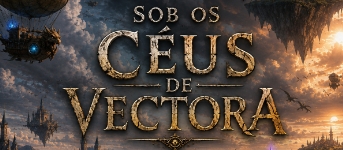 Banner da mesa de RPG: Sob os Céus de Vectora