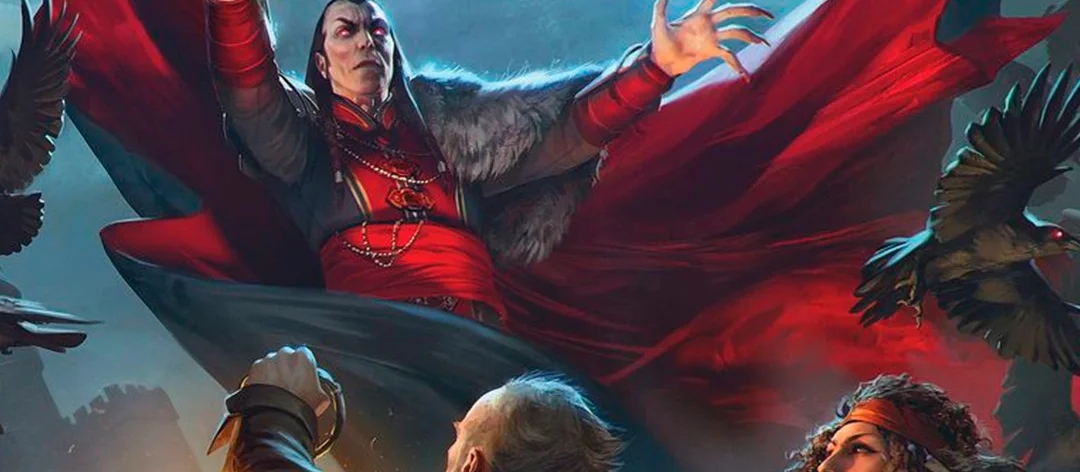 Banner da mesa de RPG: A Maldição de Strahd D&D 5.5