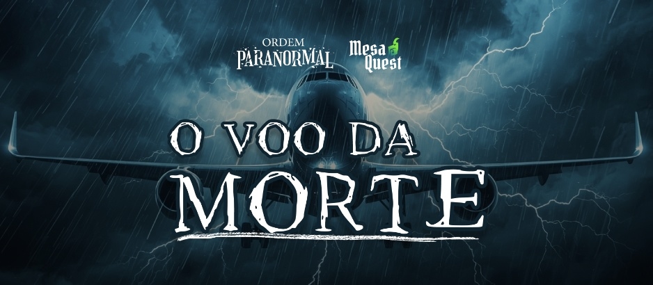 Banner da mesa de RPG: O Voo da Morte