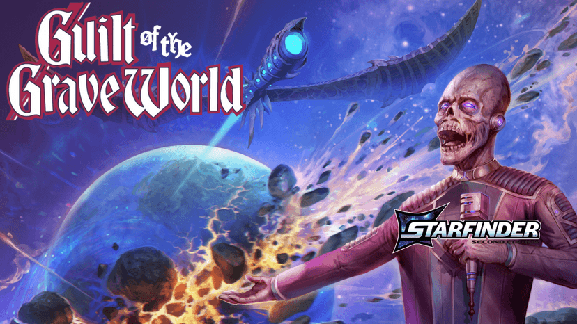 Banner da mesa de RPG: A Culpa do Mundo Túmulo