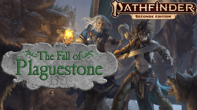 Banner da mesa de RPG: A Queda de Plaguestone