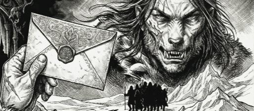 Banner da mesa de RPG: HOJE VOCÊ É O JANTAR!