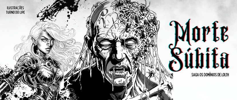 Banner da mesa de RPG: Morte Súbita