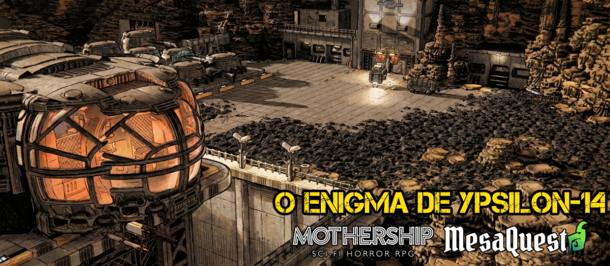Banner da mesa de RPG: O Enigma de Ypsilon 14