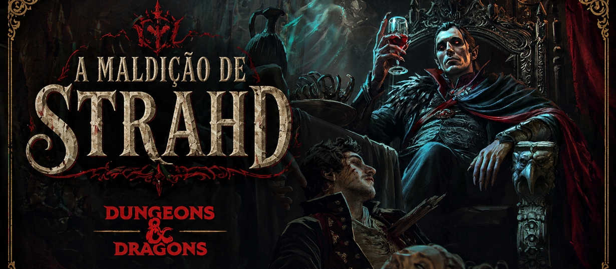 Banner da mesa de RPG: A Maldição de Strahd