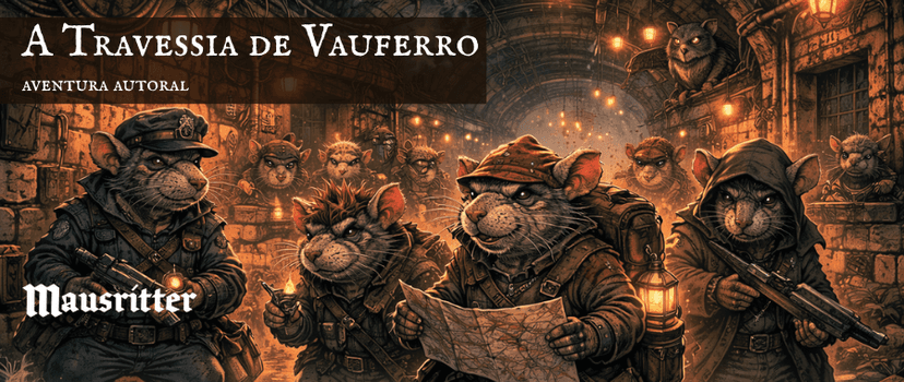 Banner da mesa de RPG: A Travessia de Vauferro