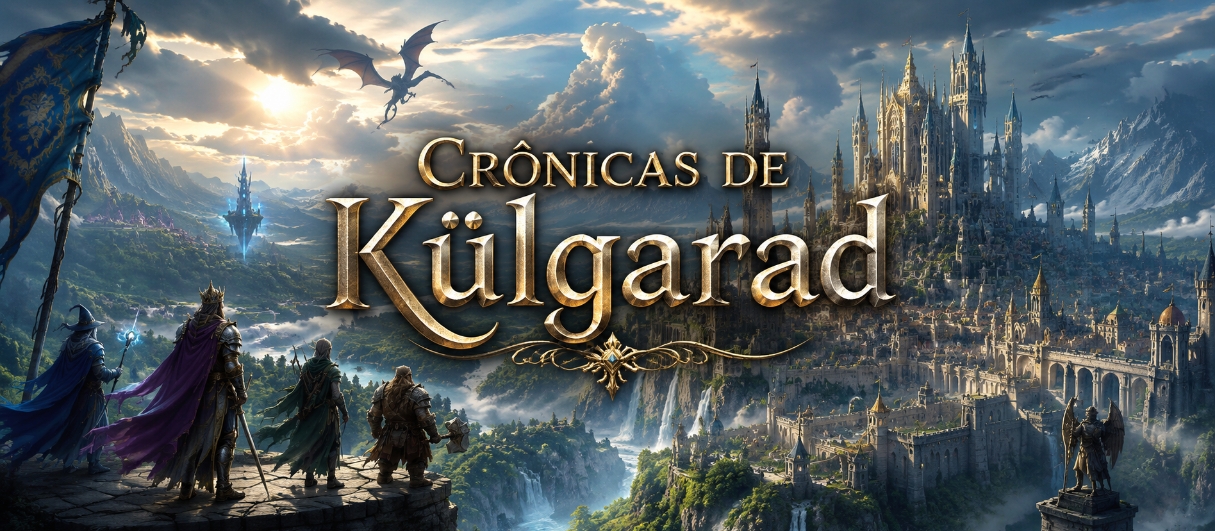 Banner da mesa de RPG: SIDEQUEST: Crônicas de Külgarad