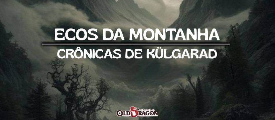 Banner da mesa de RPG: Ecos da Montanha