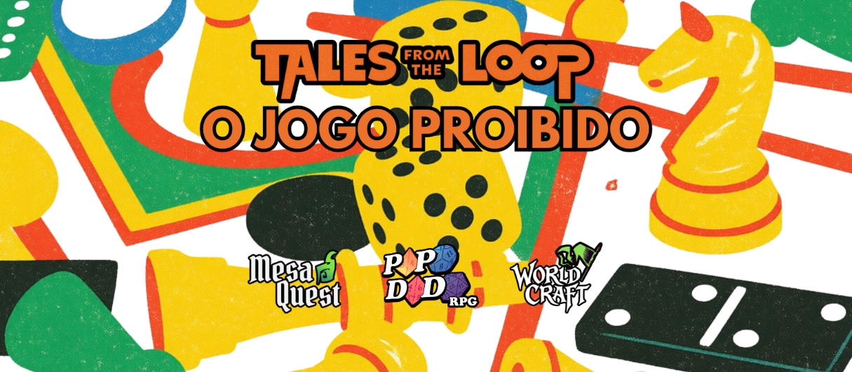 Banner da mesa de RPG: O Jogo Proibido