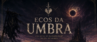 Banner da mesa de RPG: A Última Centelha