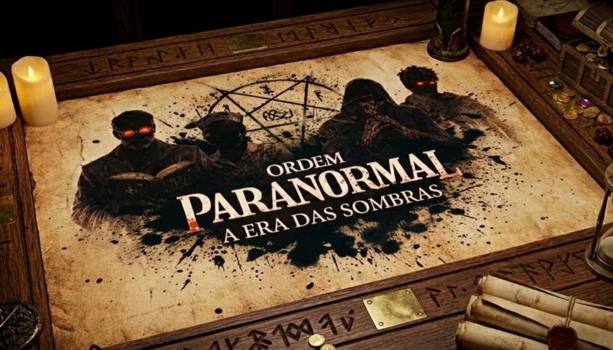 Banner da mesa de RPG: A Era das Sombras