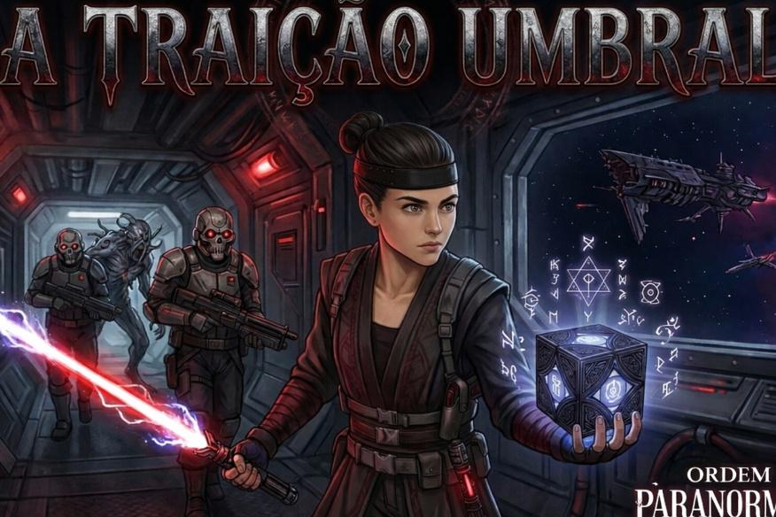 Banner da mesa de RPG: A Traição Umbral