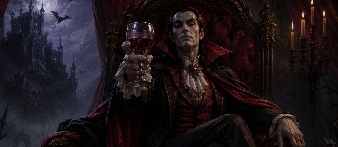 Banner da mesa de RPG: Curse of Strahd - Com Mapas e Cinemáticas Imersivas do Beneos