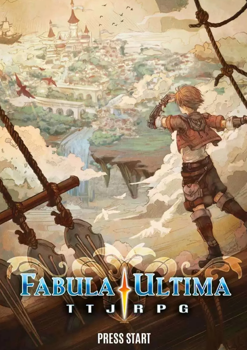 Banner da mesa de RPG: Press Start - Fabula Ultima