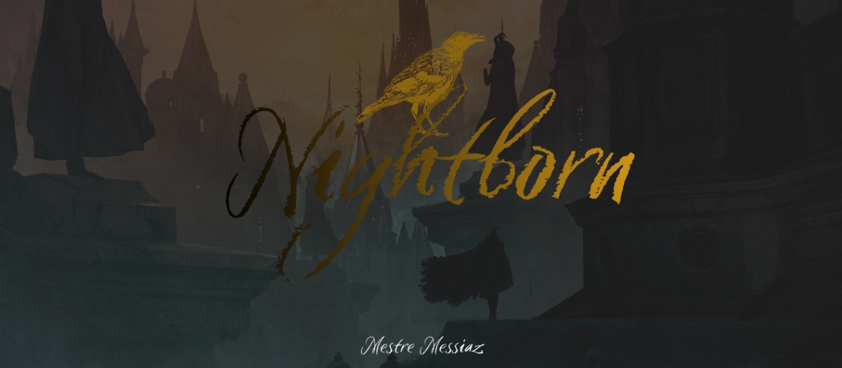 Banner da mesa de RPG: Nightborn - Heresia de Ferro
