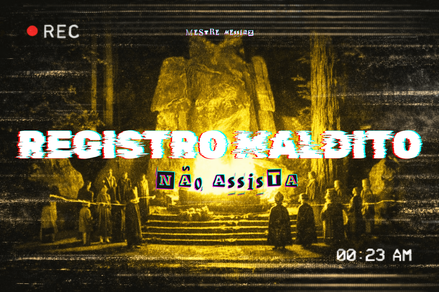 Banner da mesa de RPG: Registro Maldito