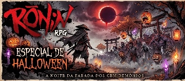 Banner da mesa de RPG: Hyakki Yagyō: A Parada dos Cem Demônios