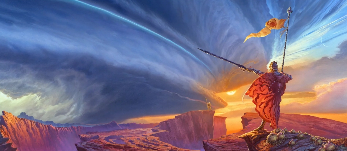 Banner da mesa de RPG: O Criador de Sóis