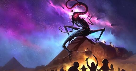 Banner da mesa de RPG: Filhos de Nyarlathotep
