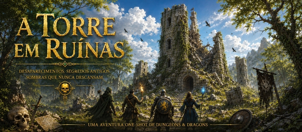 A Torre em Ruinas - One-shot Clássica PARA INICIANTES (APRENDA JOGANDO)