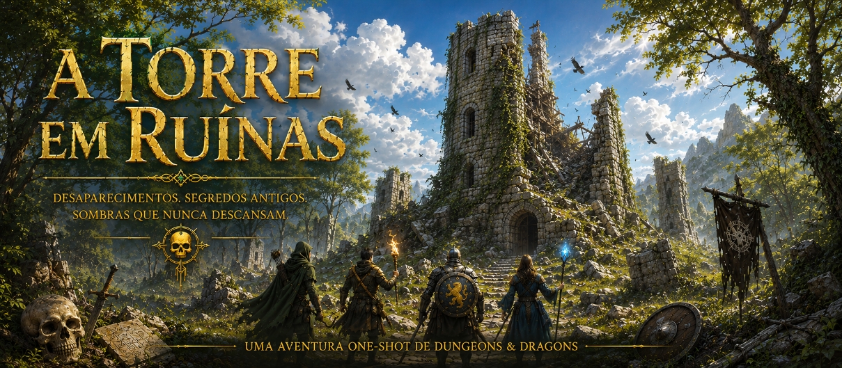 A Torre em Ruinas - One-shot Clássica de D&D adaptada p/ 5ed