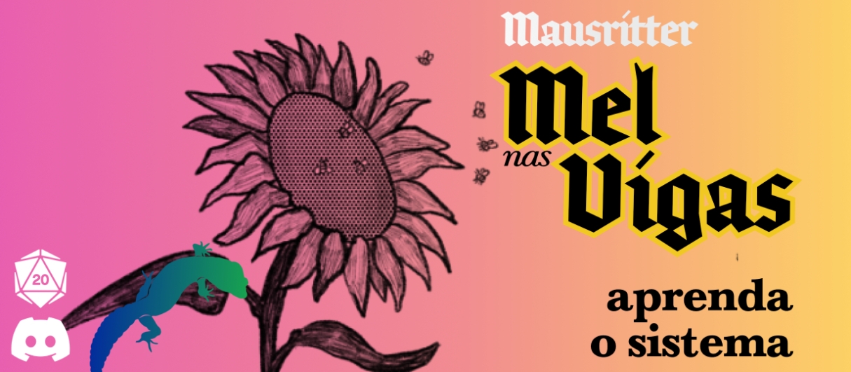 Banner da mesa de RPG: Mel nas Vigas - Aprenda a Jogar Mausritter