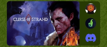 Banner da mesa de RPG: A Maldição de Strahd