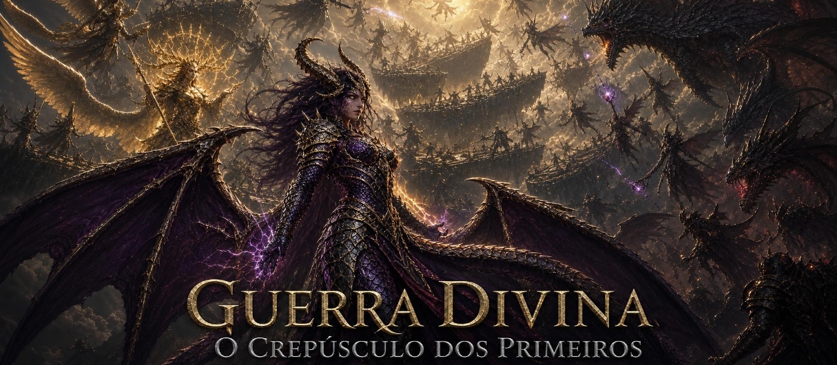 Daggerheart - Mundo de Aerthos - Guerra Divina: O Crepúsculo dos Primeiros
