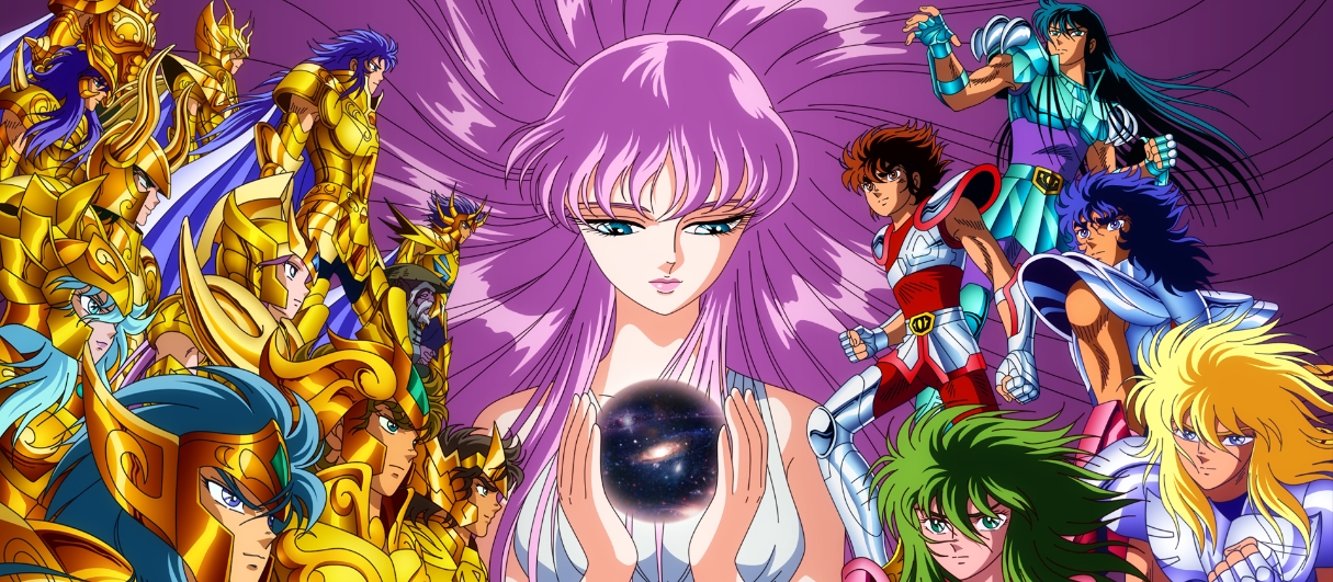 Banner da mesa de RPG: Cavaleiros do Zodiaco