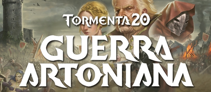 Banner da mesa de RPG: Guerra Artoniana