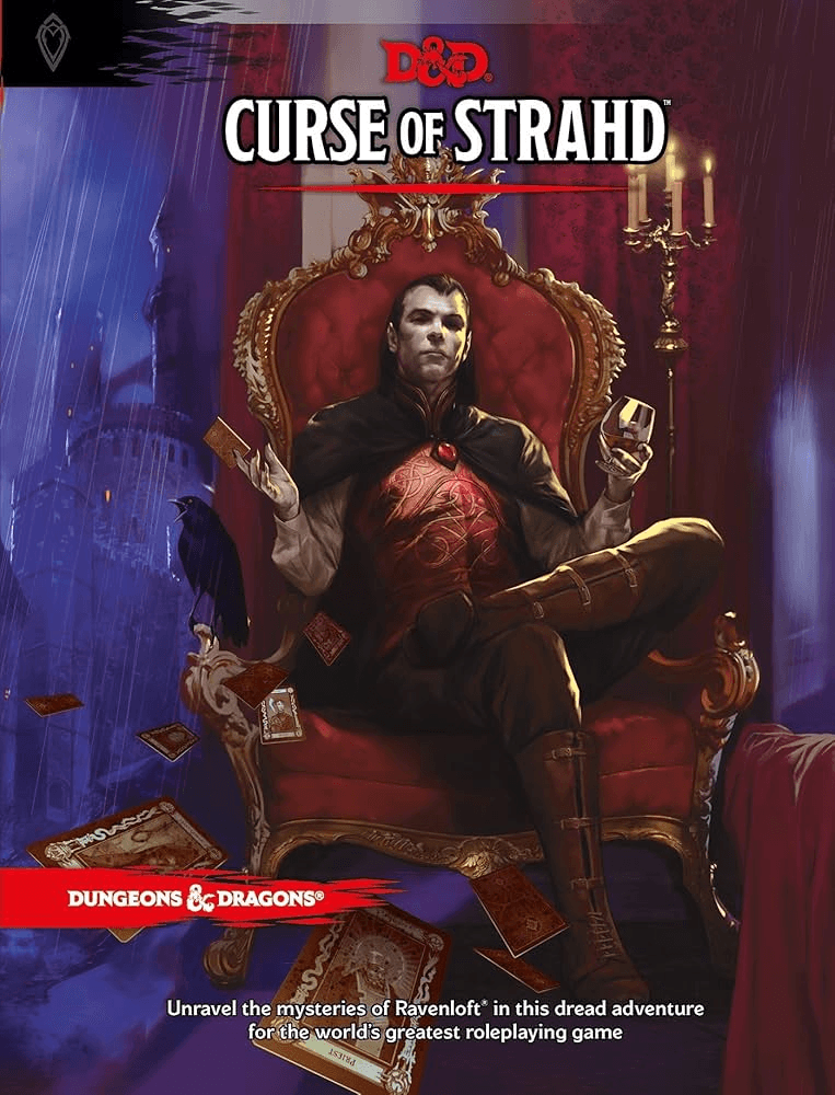 Banner da mesa de RPG: Curse of Strahd