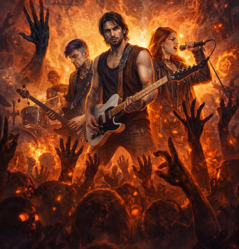 Banner da mesa de RPG: Melodia Doentia