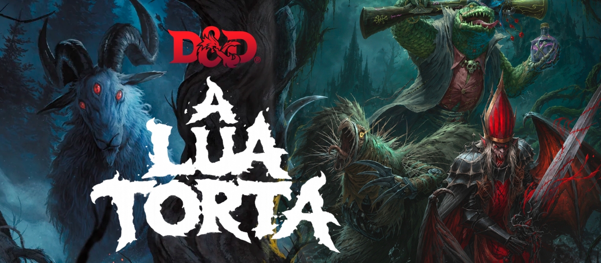 Banner da mesa de RPG: A Lua Torta: Os Caídos | The Crooked Moon