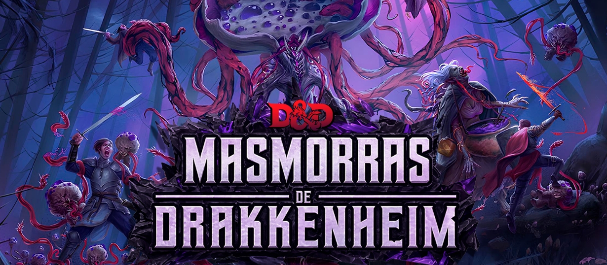 Banner da mesa de RPG: Masmorras de Drakkenheim | Dungeons of Drakkenheim