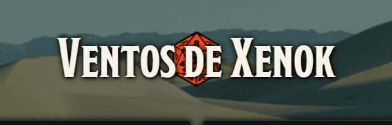 Banner da mesa de RPG: Ventos de Xenok