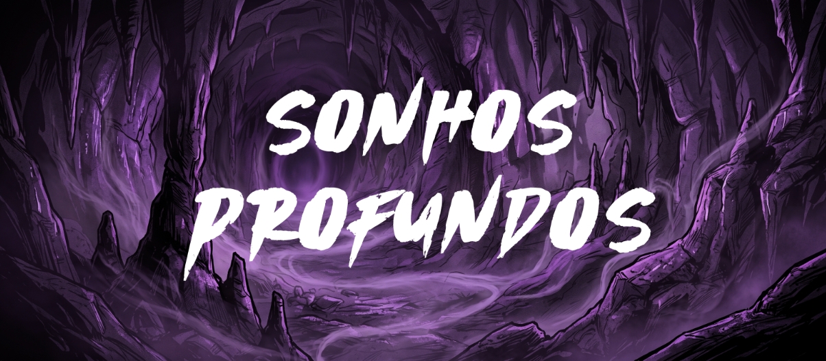Banner da mesa de RPG: Sonhos Profundos