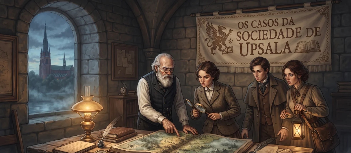 Os Casos da Sociedade de Upsala 🕯️📜