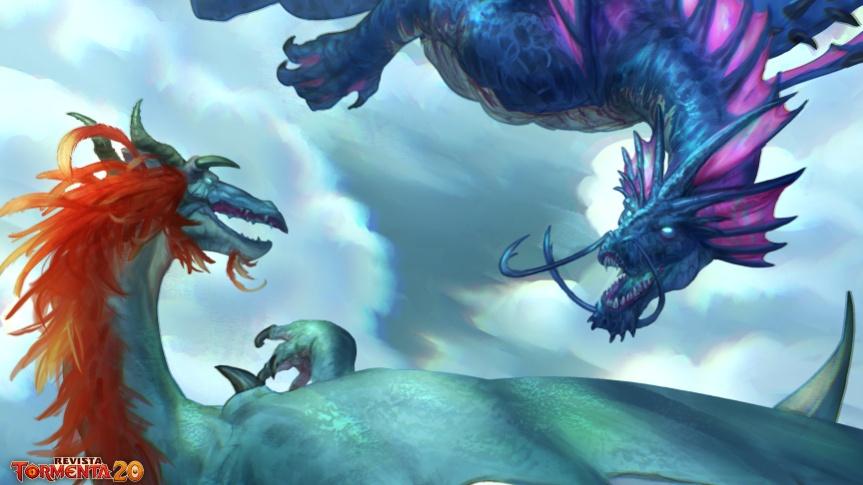 Banner da mesa de RPG: Duelo de Dragões