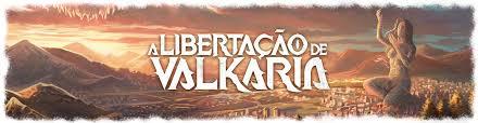 Banner da mesa de RPG: Libertação de Valkaria