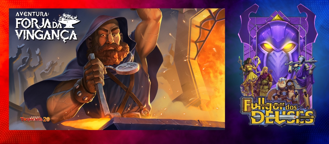 Banner da mesa de RPG: TORMENTA 20: FULLGOR DOS DEUSES