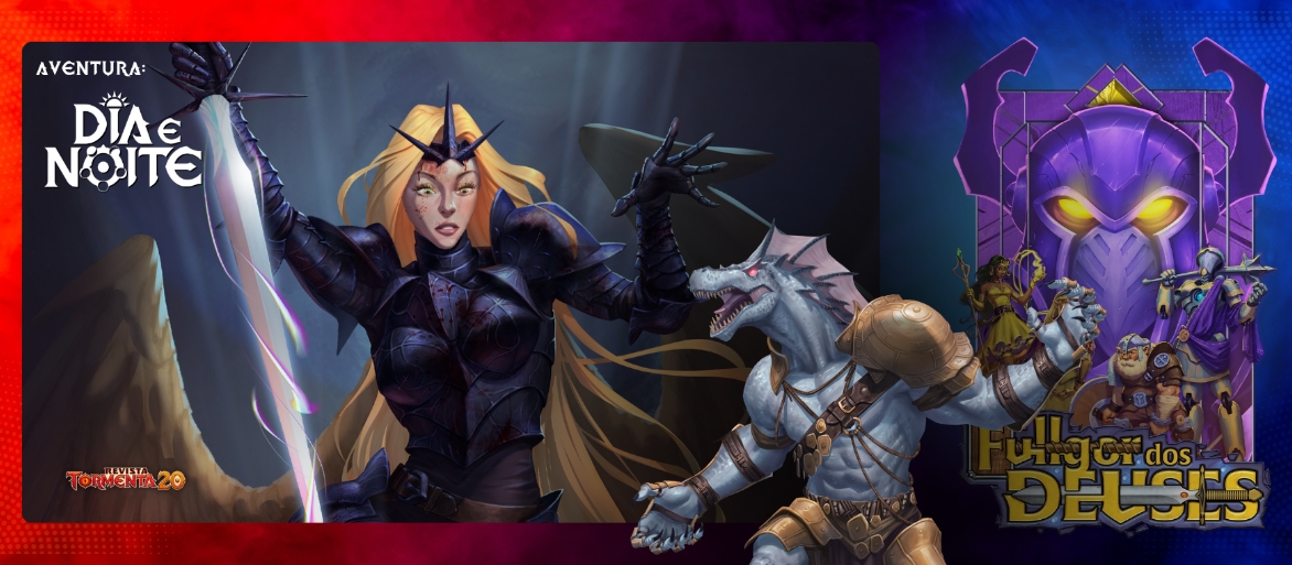 Banner da mesa de RPG: TORMENTA 20: FULLGOR DOS DEUSES