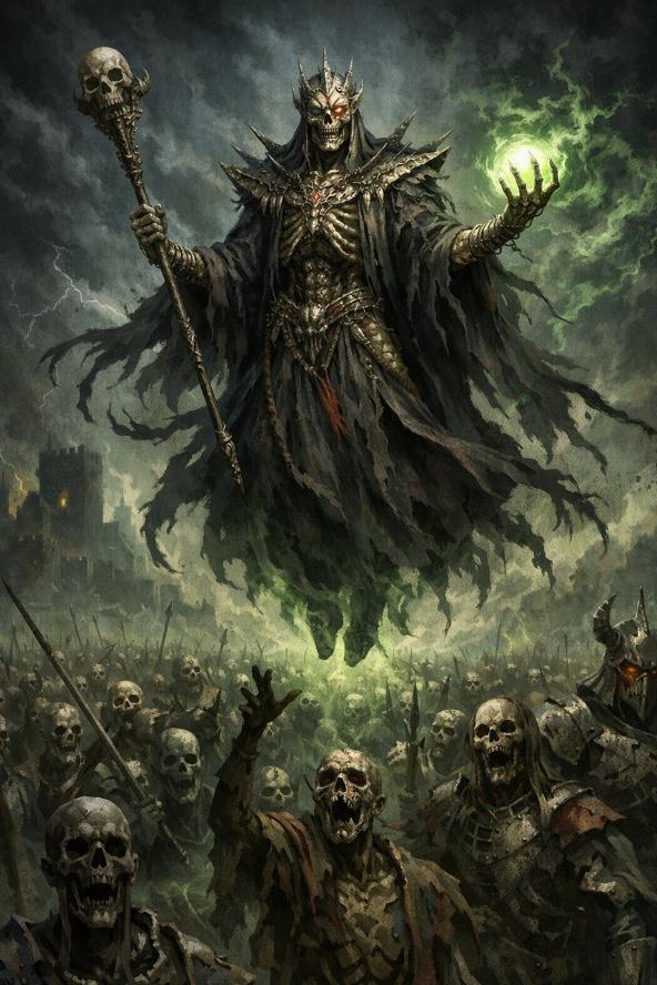 Banner da mesa de RPG: A chegada do Deus dos Segredos.