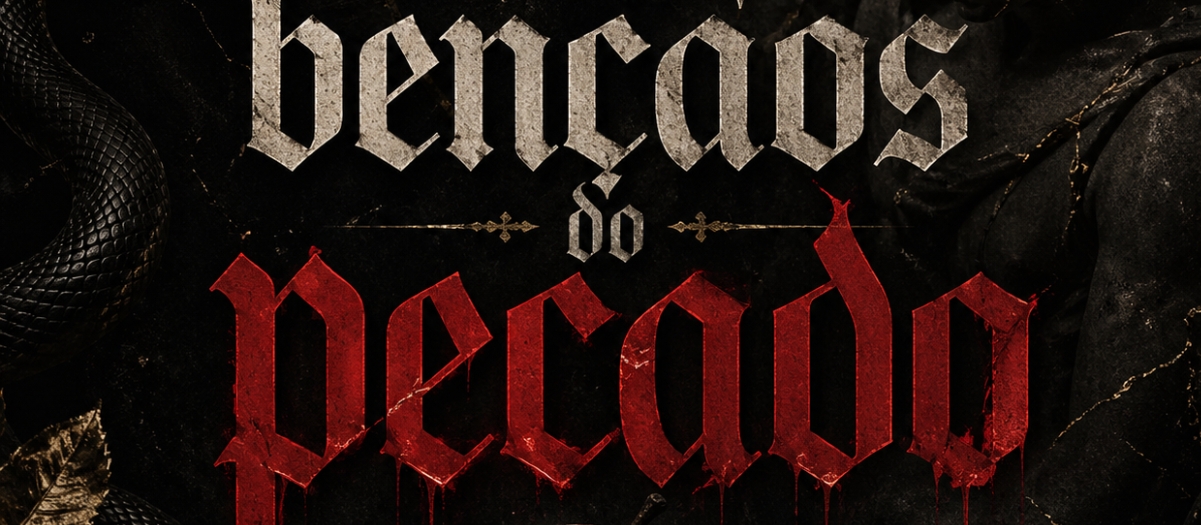 Banner da mesa de RPG: Bênçãos do pecado