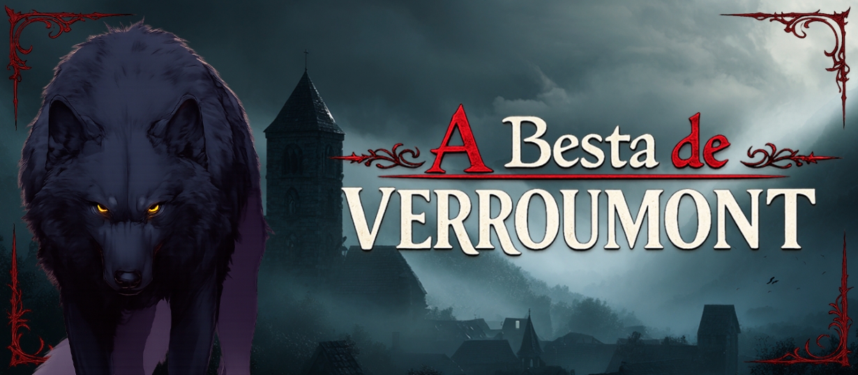 Banner da mesa de RPG: A Besta de Verroumont
