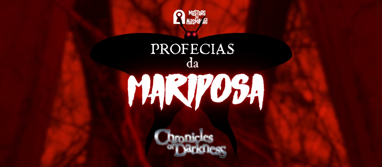 Banner da mesa de RPG: As Profecias da Mariposa