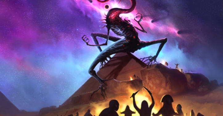Banner da mesa de RPG: Máscaras de Nyarlathotep
