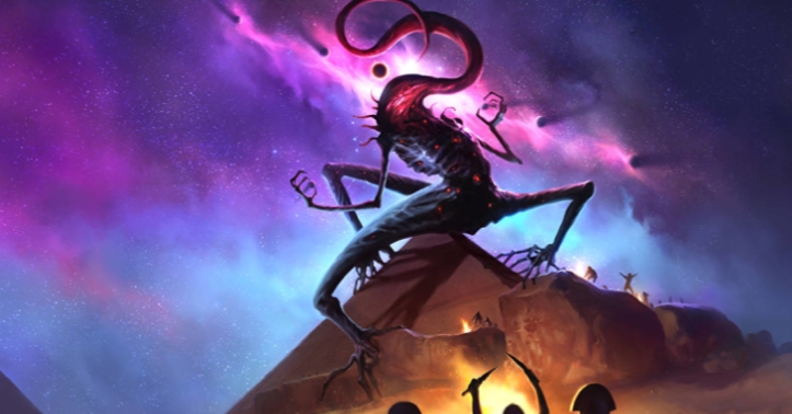 Banner da mesa de RPG: Máscaras de Nyarlathotep