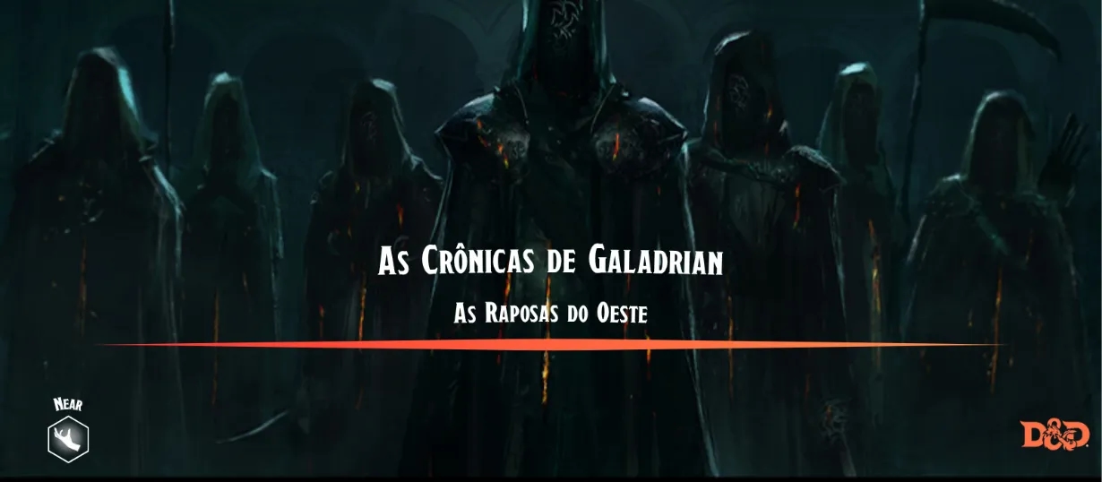 Banner da mesa de RPG: As Raposas do Oeste | D&D 5E - 2014